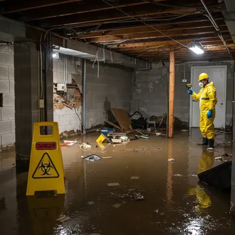 Flooded Basement Electrical Hazard in Poultney, VT Property